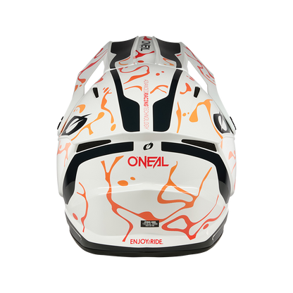 Каска O'NEAL 1SERIES SPLASH WHITE/ORANGE V.26