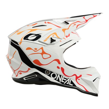 Каска O'NEAL 1SERIES SPLASH WHITE/ORANGE V.26