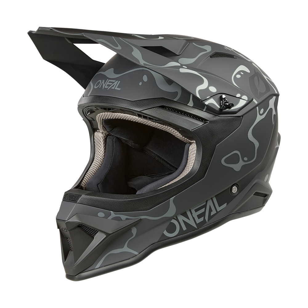 Каска O'NEAL 1SERIES SPLASH BLACK/GRAY V.26