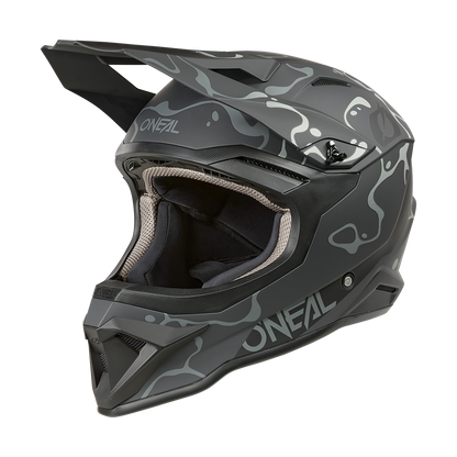 Каска O'NEAL 1SERIES SPLASH BLACK/GRAY V.26
