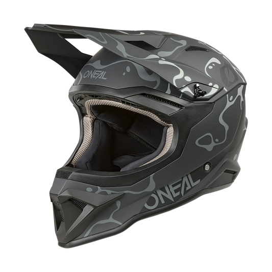 Каска O'NEAL 1SERIES SPLASH BLACK/GRAY V.26