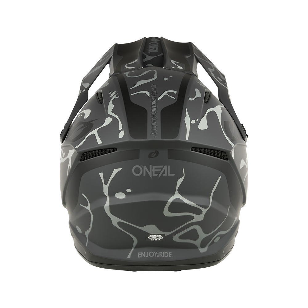Каска O'NEAL 1SERIES SPLASH BLACK/GRAY V.26