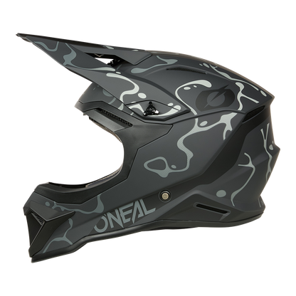 Каска O'NEAL 1SERIES SPLASH BLACK/GRAY V.26