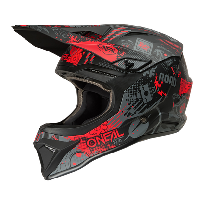 Каска O'NEAL 1SERIES VIBRANT BLACK/RED V.26