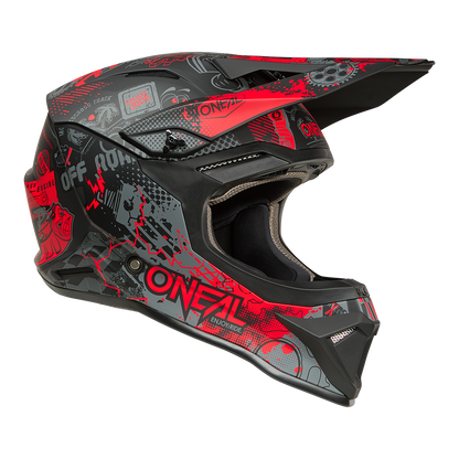 Каска O'NEAL 1SERIES VIBRANT BLACK/RED V.26