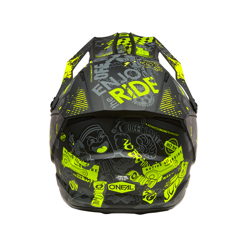 Каска O'NEAL 1SERIES VIBRANT BLACK/NEON YELLOW V.26