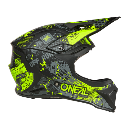 Каска O'NEAL 1SERIES VIBRANT BLACK/NEON YELLOW V.26