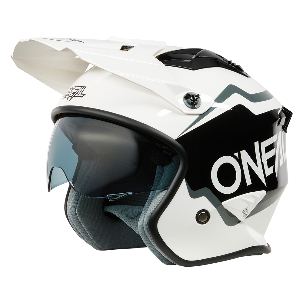 Каска за мотор O'NEAL VOLT CORP WHITE/BLACK V.25