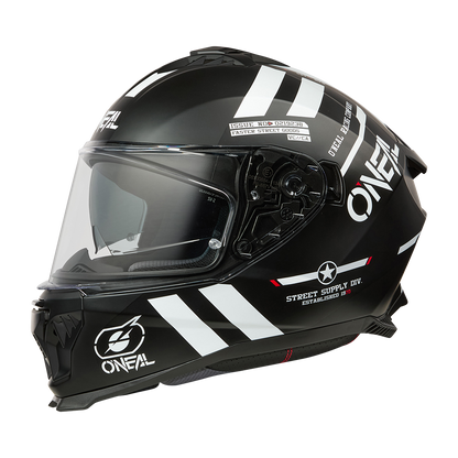 Каска O'NEAL CHALLENGER WARHAWK BLACK/WHITE/RED V.25