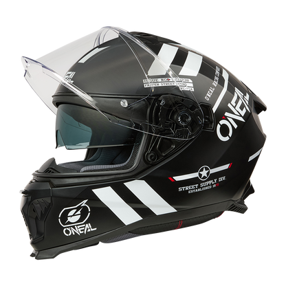Каска O'NEAL CHALLENGER WARHAWK BLACK/WHITE/RED V.25
