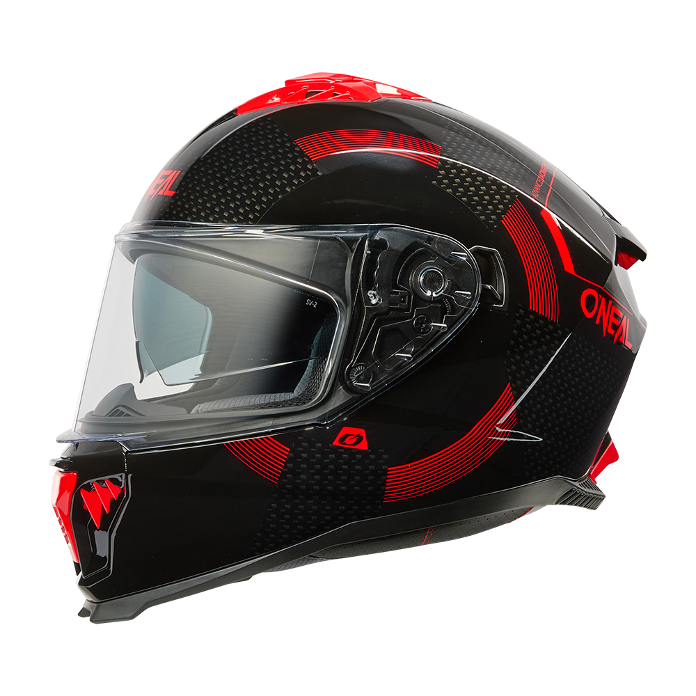 Каска O'NEAL CHALLENGER LOOP BLACK/RED V.26
