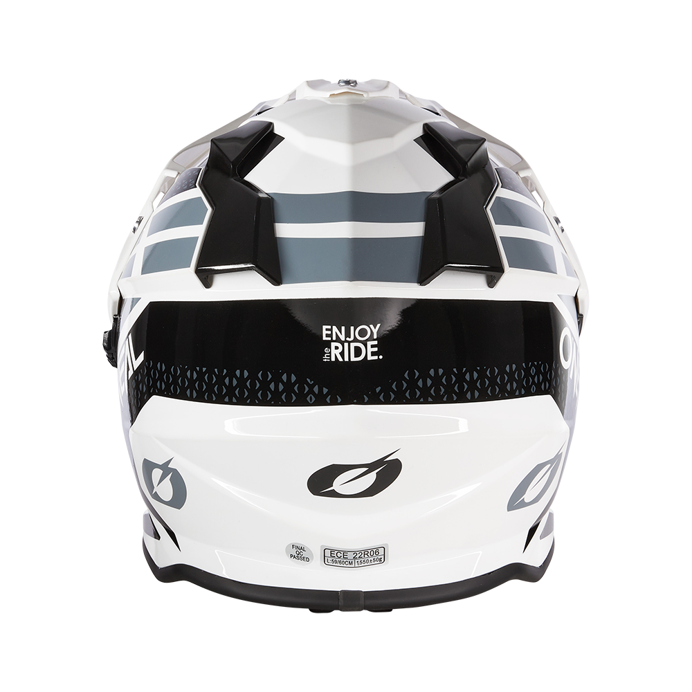 Ендуро каска O'NEAL SIERRA II R WHITE/BLACK/GRAY V.24