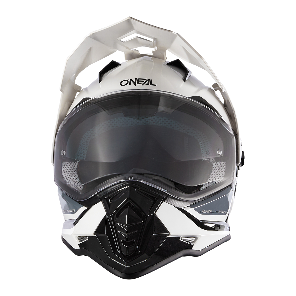 Ендуро каска O'NEAL SIERRA II R WHITE/BLACK/GRAY V.24