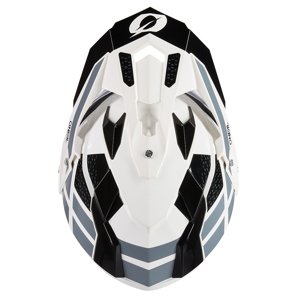 Ендуро каска O'NEAL SIERRA II R WHITE/BLACK/GRAY V.24