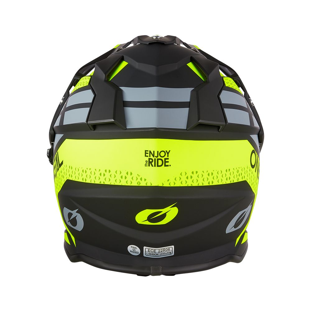 Ендуро каска O'NEAL SIERRA II R NEON YELLOW/BLACK/GRAY V.24
