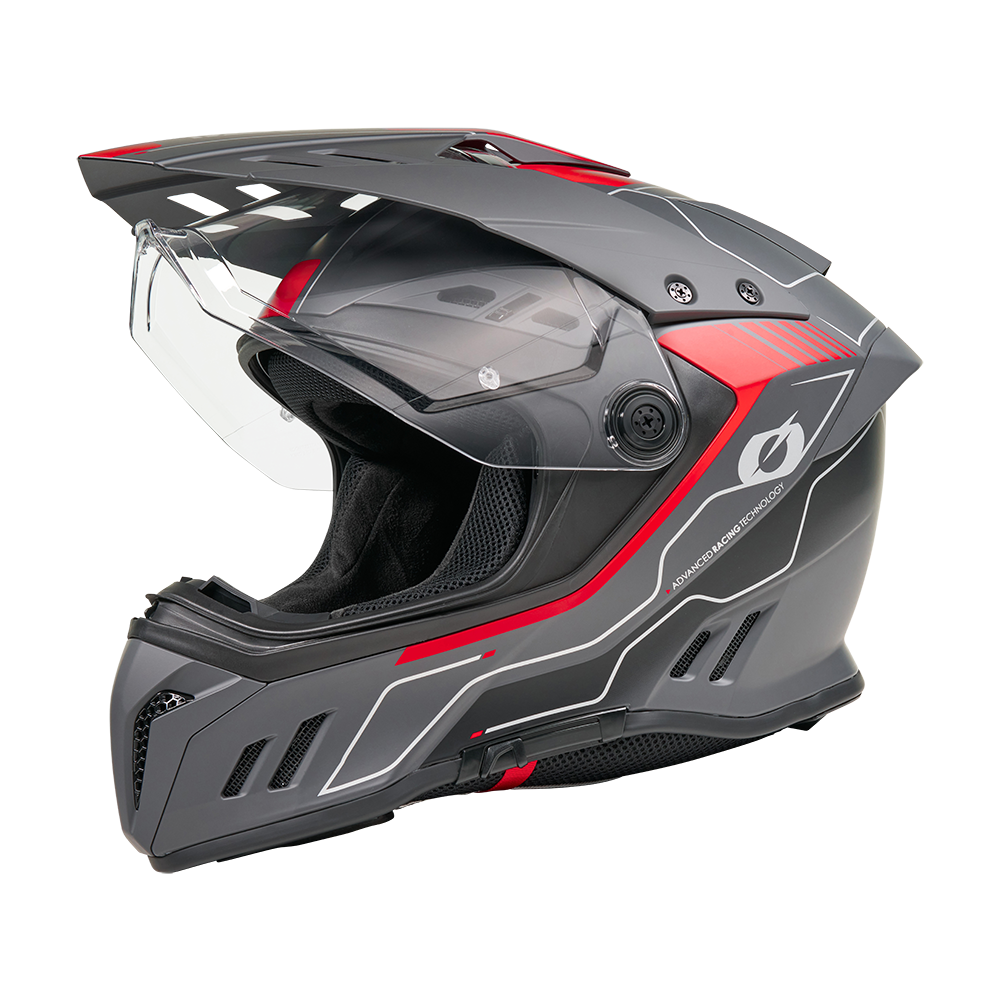Ендуро каска O'NEAL SIERRA RS ECHO BLACK/RED V.26