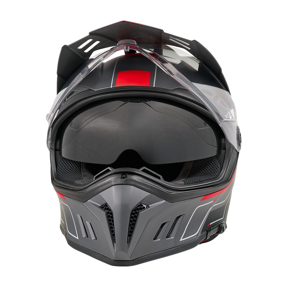 Ендуро каска O'NEAL SIERRA RS ECHO BLACK/RED V.26