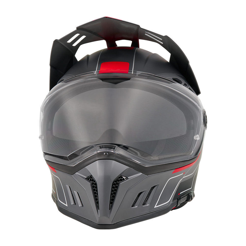 Ендуро каска O'NEAL SIERRA RS ECHO BLACK/RED V.26