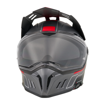 Ендуро каска O'NEAL SIERRA RS ECHO BLACK/RED V.26