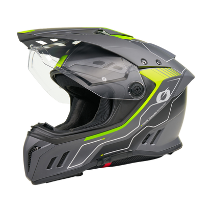 Ендуро каска O'NEAL SIERRA RS ECHO BLACK/NEON YELLOW V.26