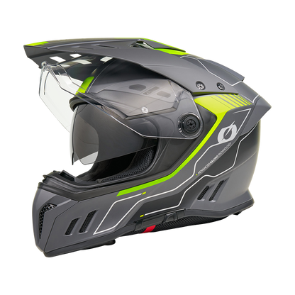 Ендуро каска O'NEAL SIERRA RS ECHO BLACK/NEON YELLOW V.26