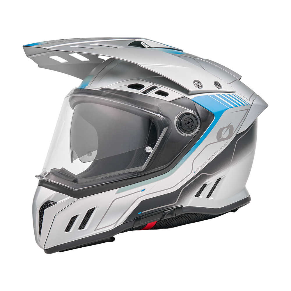 Ендуро каска O'NEAL SIERRA RS ECHO GRAY/BLUE V.26