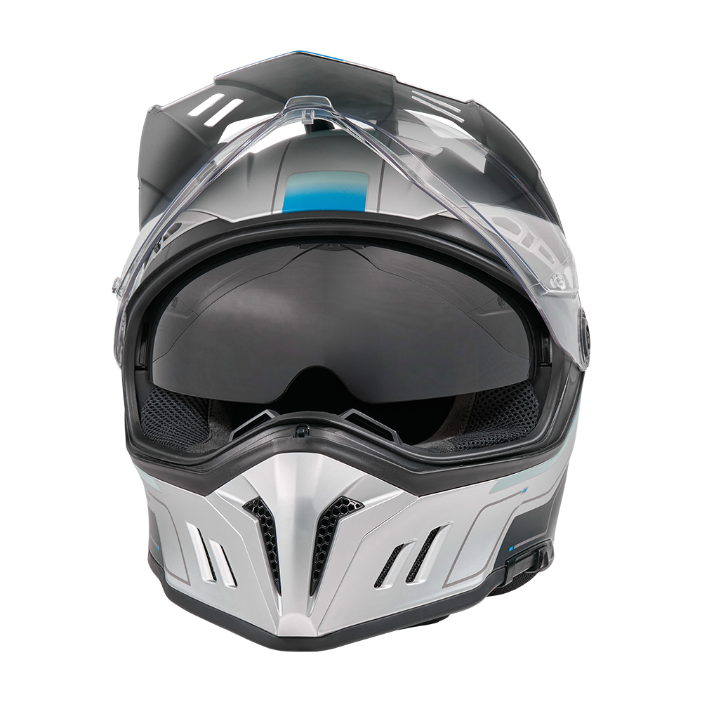 Ендуро каска O'NEAL SIERRA RS ECHO GRAY/BLUE V.26