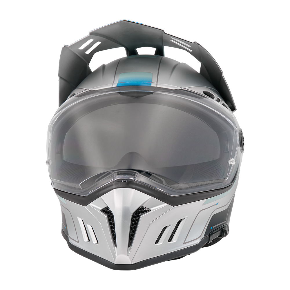 Ендуро каска O'NEAL SIERRA RS ECHO GRAY/BLUE V.26