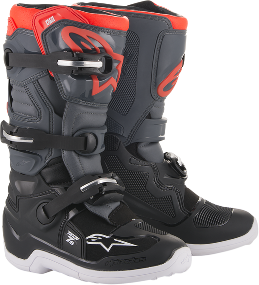 Детски мотокрос ботуши ALPINESTARS Tech 7S Red, Gray, Black