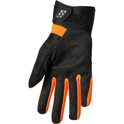 Зимни мотокрос ръкавици THOR SPECTRUM FLO ORANGE/BLACK COLD WEATHER