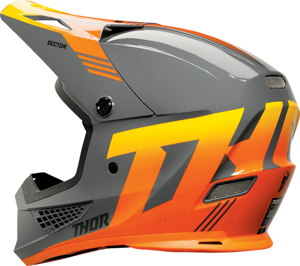 Мотокрос каска THOR SECTOR 2 CARVE GRAY/ORANGE