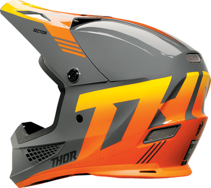 Мотокрос каска THOR SECTOR 2 CARVE GRAY/ORANGE