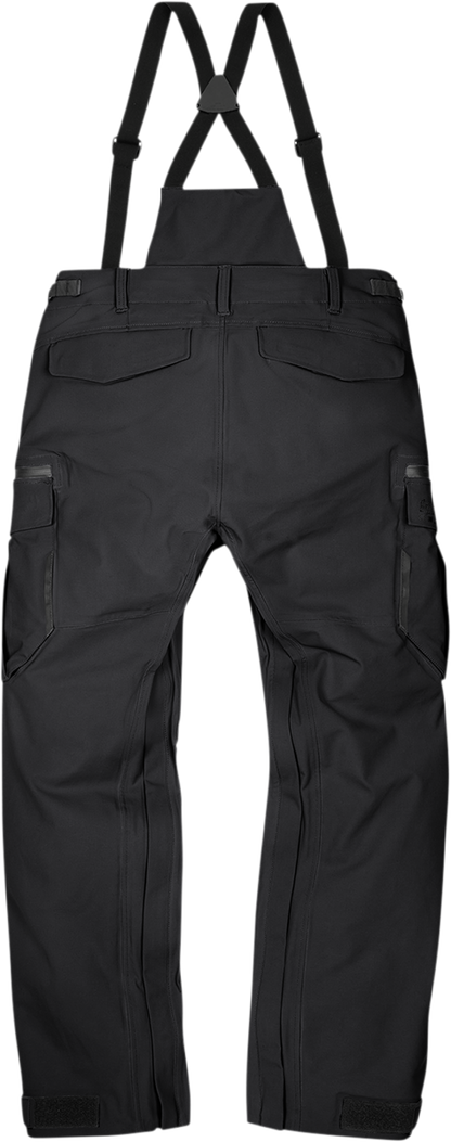 Текстилен мото панталон ICON STORMHAWK WP OVERPANT - BLACK