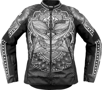 Дамско мото яке ICON Women's Overlord3 NOBLE CE BLACK
