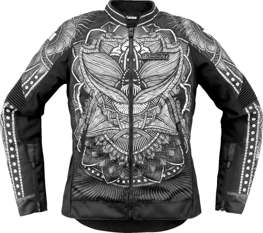 Дамско мото яке ICON Women's Overlord3 NOBLE CE BLACK