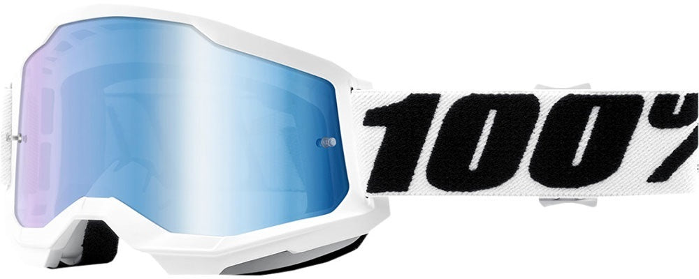 Мотокрос очила 100% STRATA2 EVEREST-MIRROR BLUE
