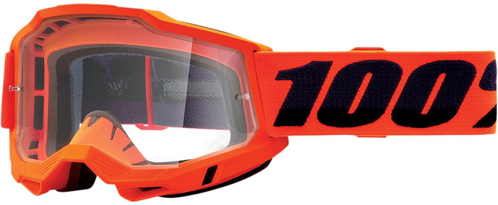 Мотокрос очила 100% ACCURI2 NEON ORANGE-CLEAR