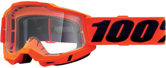 Мотокрос очила 100% ACCURI2 NEON ORANGE-CLEAR