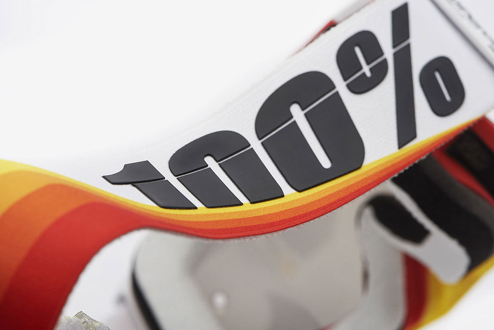 Мотокрос очила 100% RACECRAFT2 ARSHAM RED - MIRROR SILVER