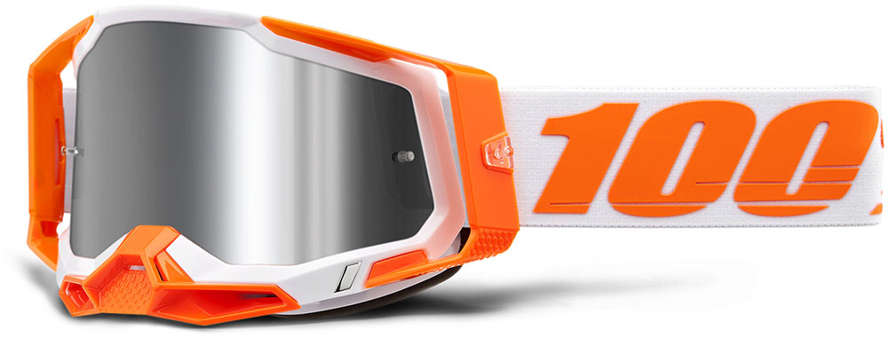 Мотокрос очила 100% RACECRAFT ORANGE SILVER FLASH