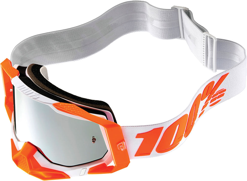 Мотокрос очила 100% RACECRAFT ORANGE SILVER FLASH