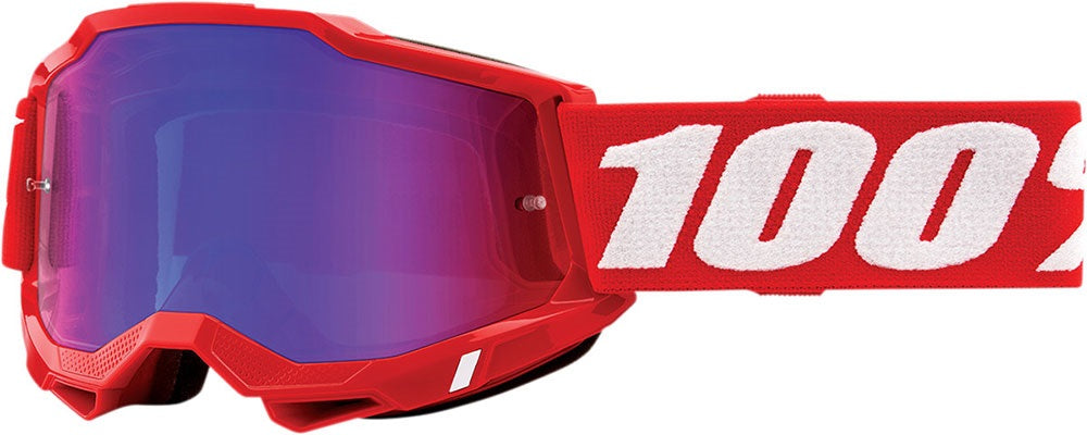 Мотокрос очила 100% ACCURI2 RED-MIRROR RED/BLUE