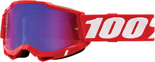 Мотокрос очила 100% ACCURI2 RED-MIRROR RED/BLUE