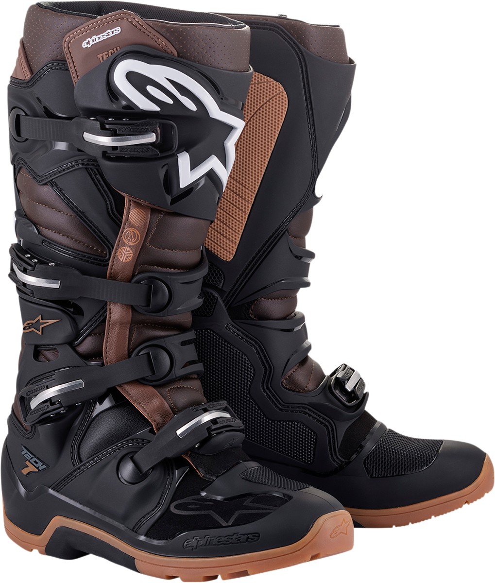 Мотокрос ботуши ALPINESTARS TECH 7 BLACK/BROWN
