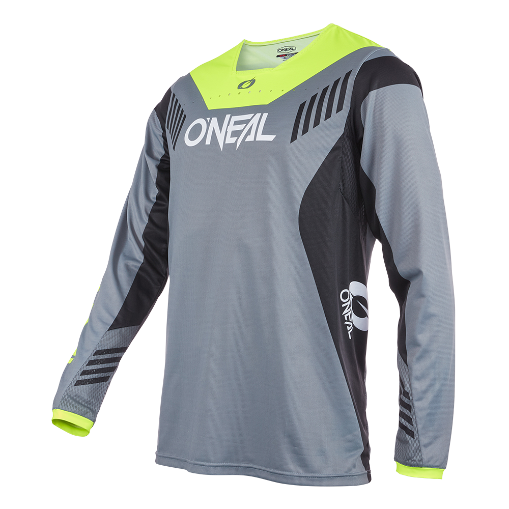 Вело джърси O'NEAL ELEMENT FR HYBRID V.22 GRAY/NEON YELLOW