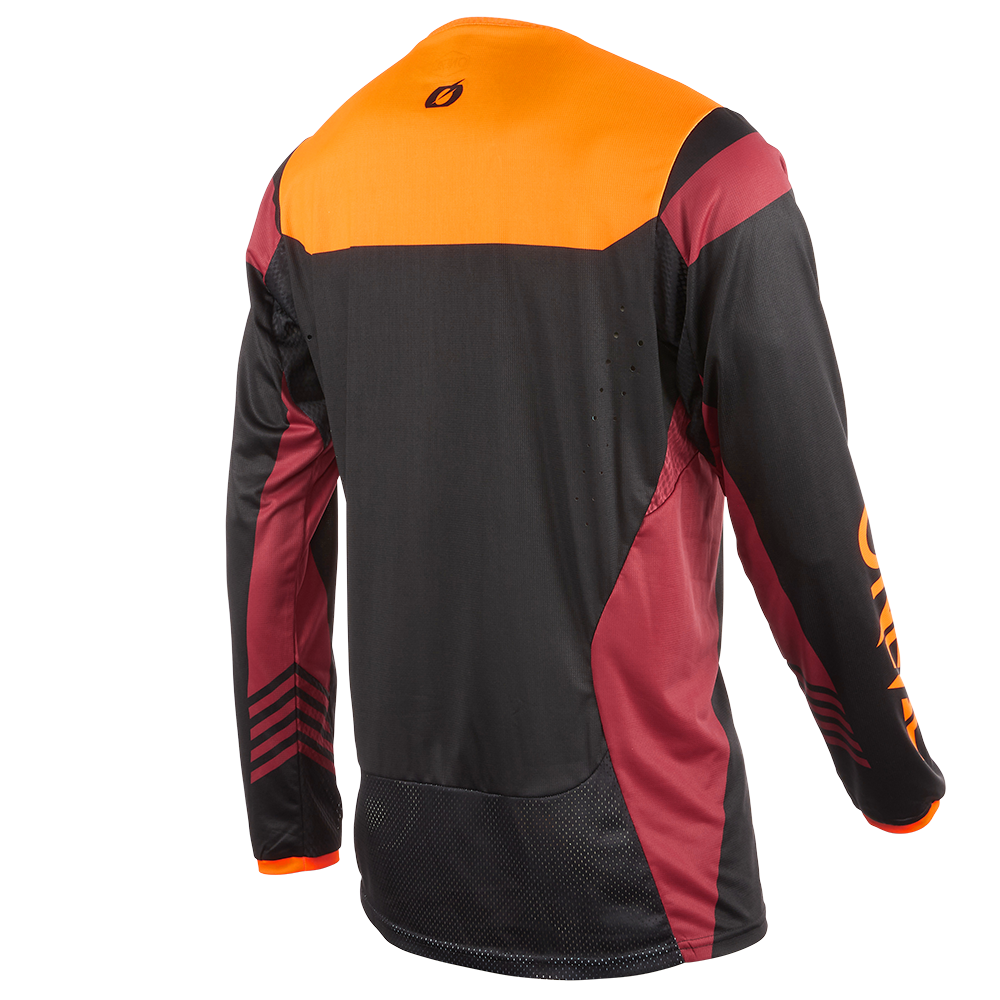 Вело джърси O'NEAL ELEMENT FR HYBRID V.22 BLACK/RED/ORANGE