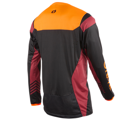 Вело джърси O'NEAL ELEMENT FR HYBRID V.22 BLACK/RED/ORANGE