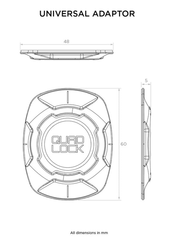Адаптер за телефон QUAD LOCK Universal