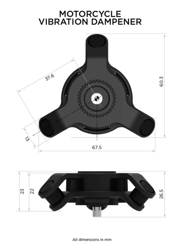 Вибрационен демпфер QUAD LOCK