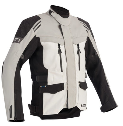 Текстилно мото яке Lindstrands Storbo Light Grey Black